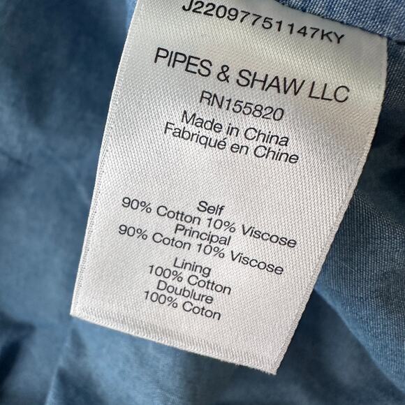 Veronica Beard Killian Quilted Denim Jacket Women Small Blue Pockets Snap Front - Picture 7 of 10